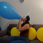 Blow to pop condoms and balloons!!!