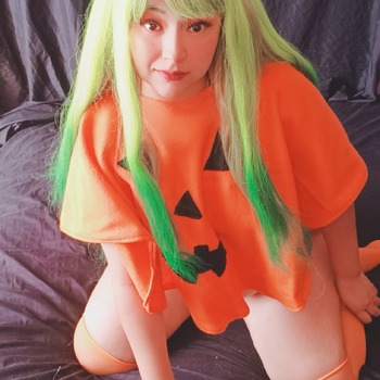 Calabaza lingerie selfis