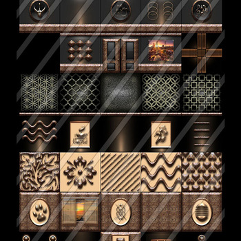 gold cozy collection 35 textures new pack for imvu creators