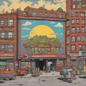 Jerome.C.House (American,1991) TV Projector Screen Publicly 2025