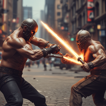 Jerome.C.House (American,1991) Mike Vs.Jim 2025