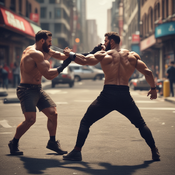 Jerome.C.House (American,1991) Timmy Vs.John 2025