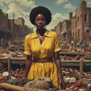 Jerome.C.House (American,1991) Outdoor Shopping 2025