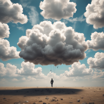 Jerome.C.House (American,1991) Cloud Mannequin I 2025