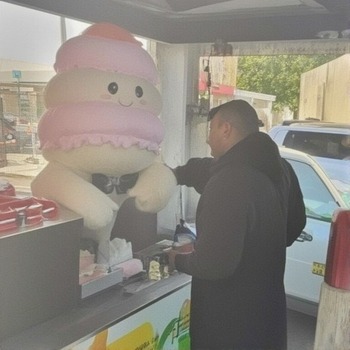 Jerome.C.House (American,1991) Happy Ice Cream Man 2025