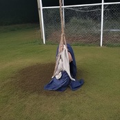 Jerome.C.House (American,1991) Blue Cape 2025