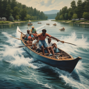 Jerome.C.House (American,1991) KALLADA BOAT RACE 2025