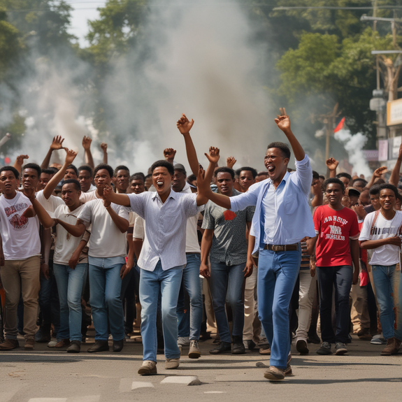 Jerome.C.House (American,1991) Protests Erupt in Madagascar as they Call for President Rajoelina to Step Down 2025