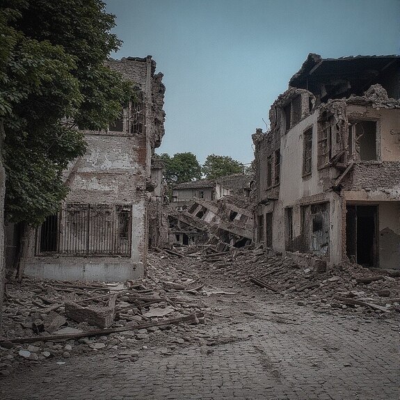 Jerome.C.House (American,1991) Collapsed Building's 2025