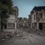 Jerome.C.House (American,1991) Collapsed Building's 2025