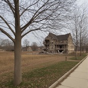 Jerome.C.House (American,1991) Collapsed Mansion 2025