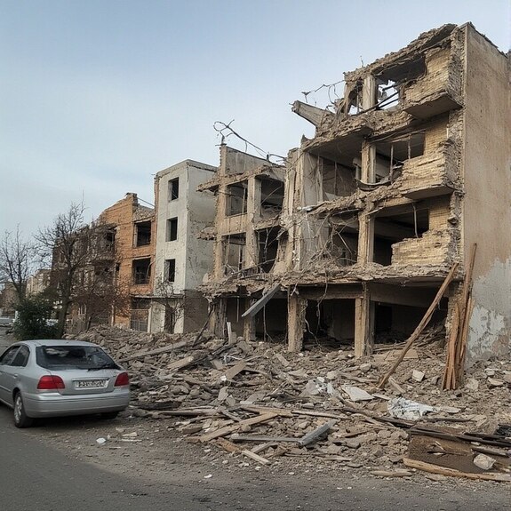 Jerome.C.House (American,1991) Collapsed Townhouses 2025