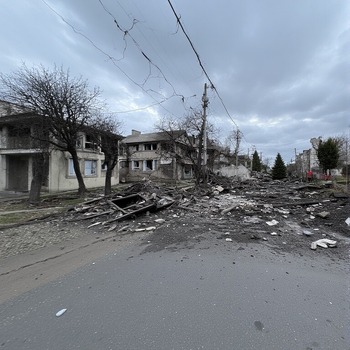 Jerome.C.House (American,1991) Ruined Town 2025