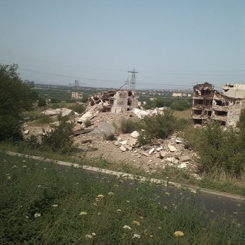 Jerome.C.House (American,1991) Ruined Down 2025