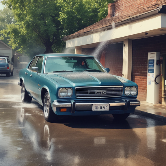 Jerome.C.House (American,1991) Getting Car Washed 2025