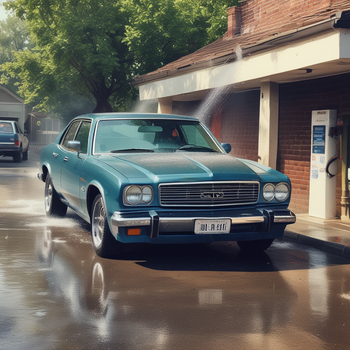 Jerome.C.House (American,1991) Getting Car Washed 2025