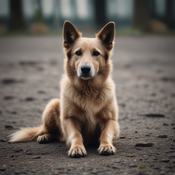 Jerome.C.House (American,1991) Lonely Dog 2025