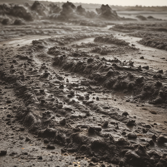 Jerome.C.House (American,1991) Moving mud 2025