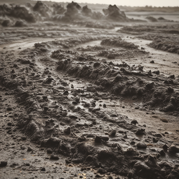 Jerome.C.House (American,1991) Moving mud 2025