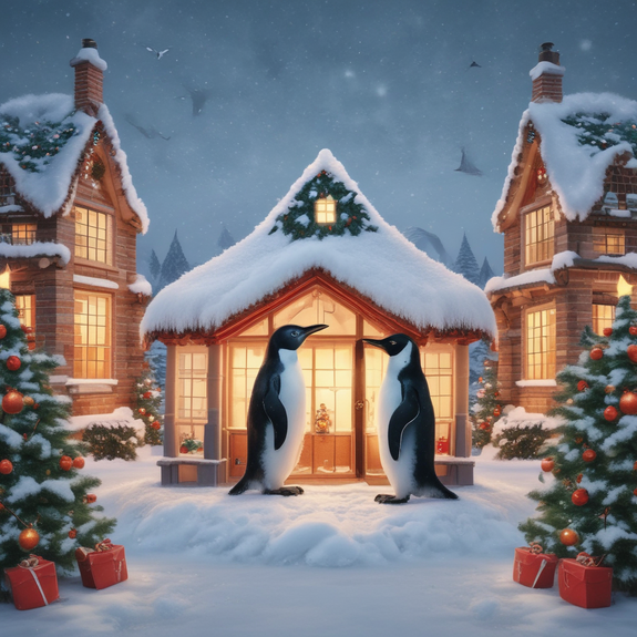 Jerome.C.House (American,1991) Penguin House 2025