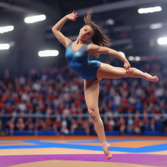 Jerome.C.House (American,1991) Live Gymnastics Flow 2025