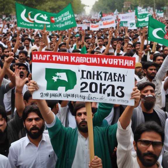 Jerome.C.House (American,1991) Pakistan Protests 2025