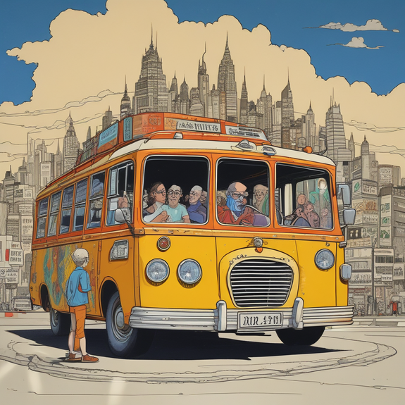 Jerome.C.House (American,1991) Tour Bus 2025