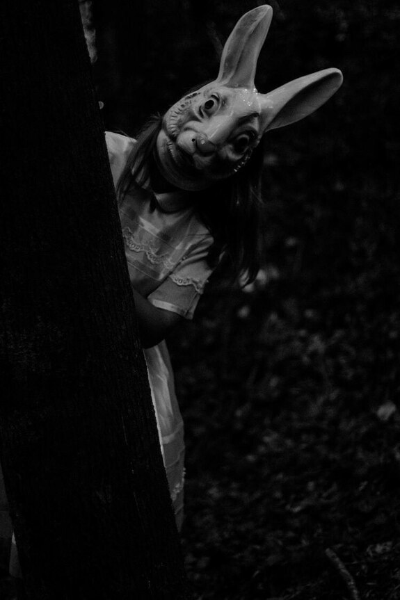 Jerome.C.House (American,1991) Rabbit Mask Horror Photography 2025