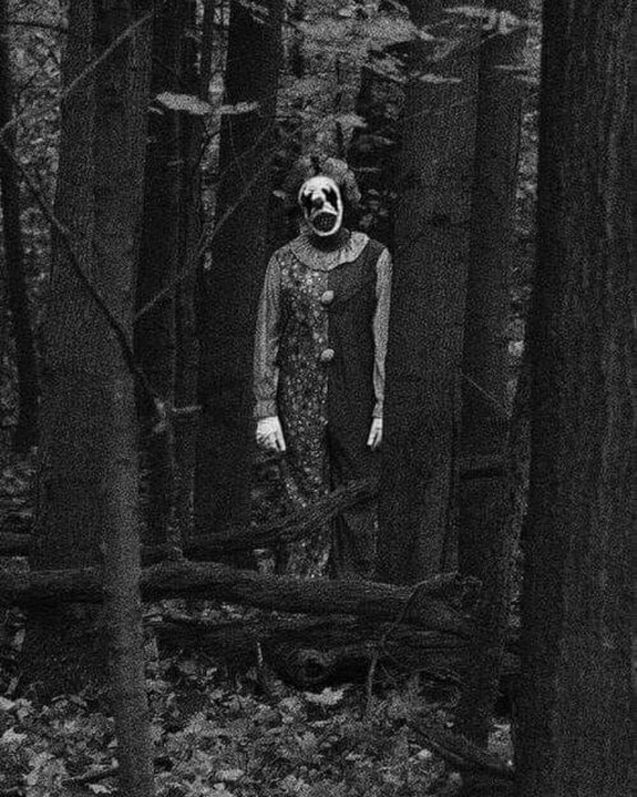 Jerome.C.House (American,1991) Clown in the Woods 2025