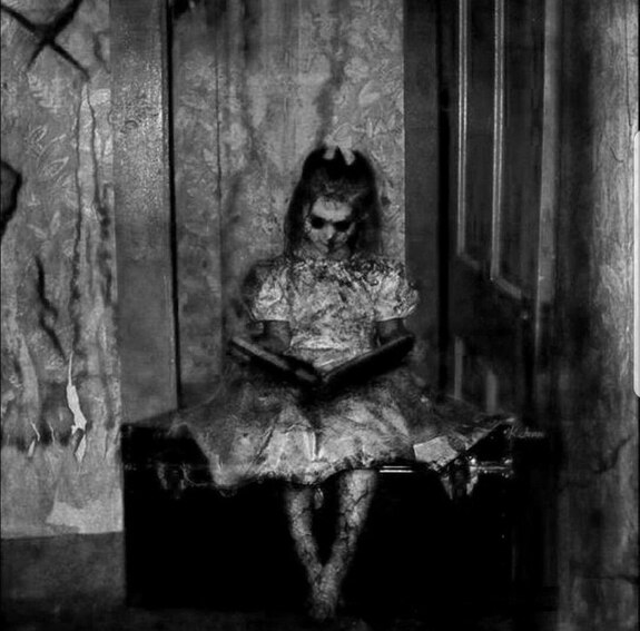 Jerome.C.House (American,1991) Creepy Doll Reading Book 2025