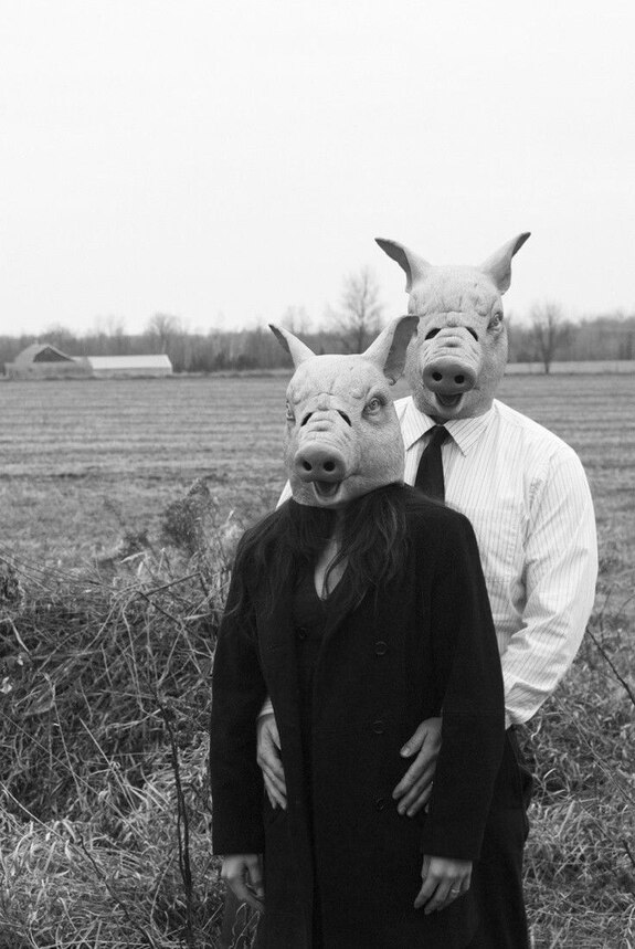 Jerome.C.House (American,1991) Cursed image of pig costumes 2025