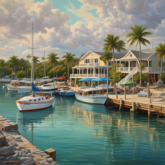 Jerome.C.House (American,1991) Key West Harbor 2025