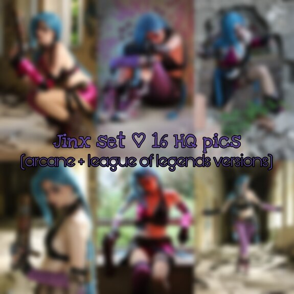 Jinx set (arcane + league of legends)