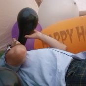 Mouth blow balloons (non pop video ) :)