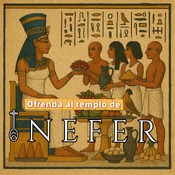 Ofrenda al templo de NEFER