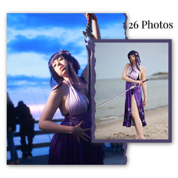 Raiden Shogun - Beach - Genshin Impact