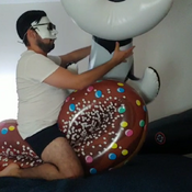 Riding and popping inflatables !!!