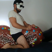 Riding and popping inflatables !!!