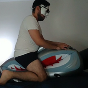 Riding and popping inflatables !!!