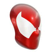 Scarlet Spider Figure inspired Faceshell File