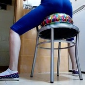 Sit to pop balloon mylar safari