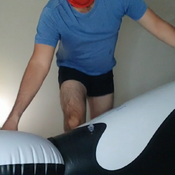 Whale ride and deflated