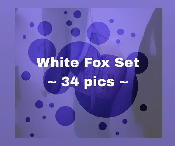 OC | White Fox Picture Set