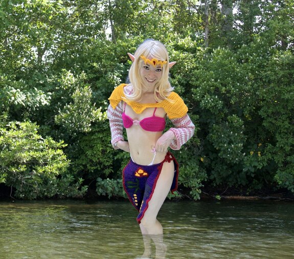 Zelda Crochet Bikini Outfit