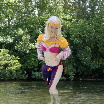 Zelda Crochet Bikini Outfit