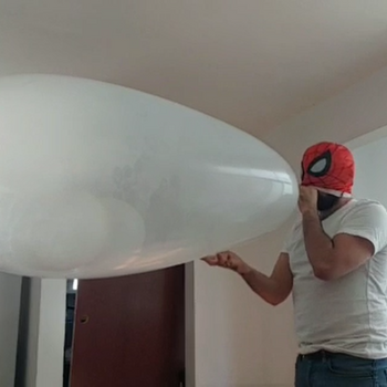 2 big balloons mouth blow!!!