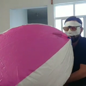 60 inches beachball mouth blow!!!