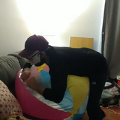 Beachball blow ride and pop !!!