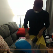 Beachball blow ride and pop !!!