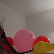 Blow to pop caterpillar cattex balloon!!!